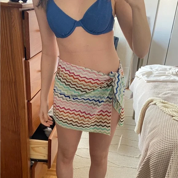 Show Me Your MuMu - Leyla Sarong Multicolor Zigzag (Sarong Only) - Picture 3 of 3